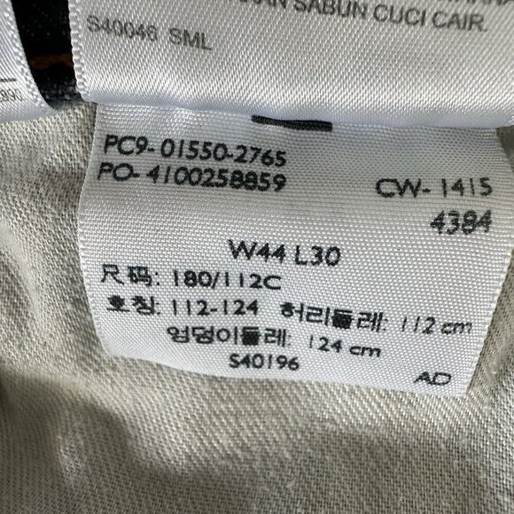 Levis 550 Jeans Size 44x30 Blue Denim Relaxed Fit Cotton Straight Baggy - Picture 11 of 12